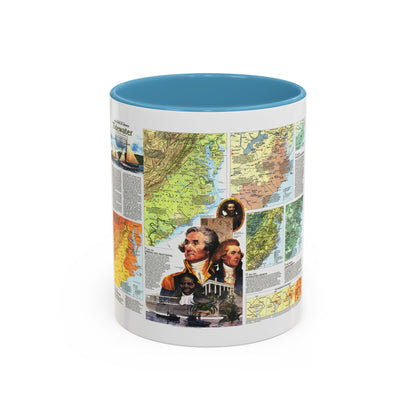 USA - Tidewater and Environs 2 (1988) (Map) Accent Coffee Mug