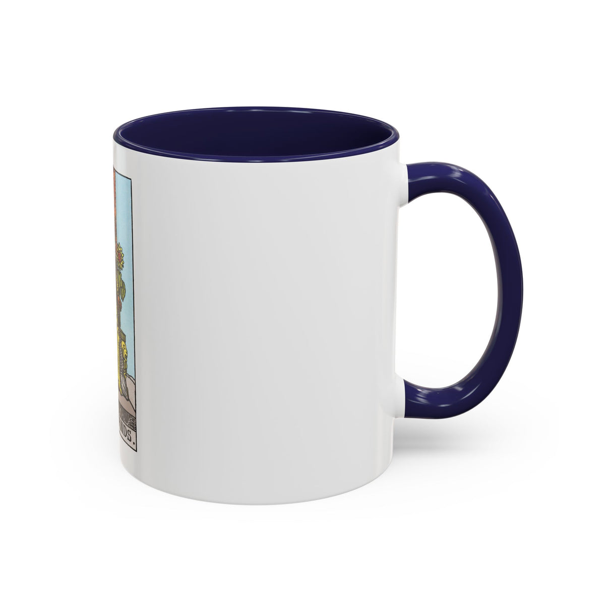 The Queen of Wands (Tarot Card) Accent Coffee Mug