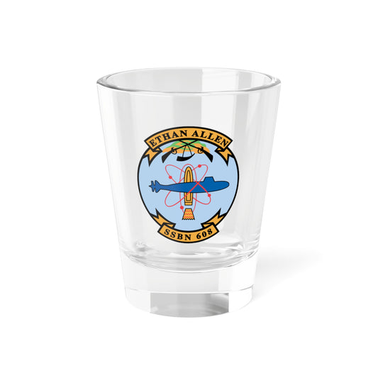 Ethan Allen SSBN 608 (U.S. Navy) Shot Glass 1.5oz