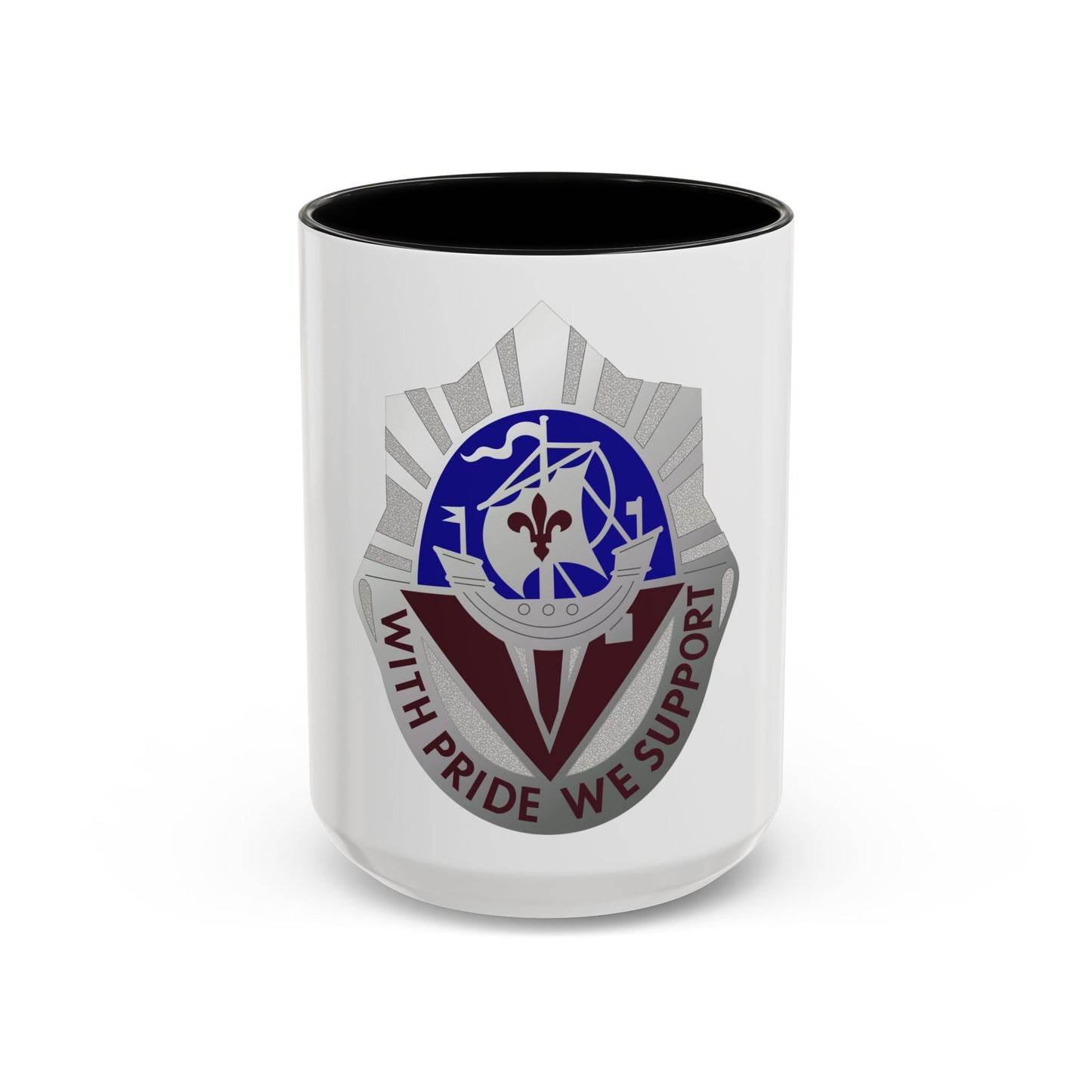 55 Surgical Hospital (U.S. Army) Accent Coffee Mug