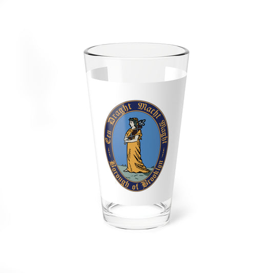 Flag of Brooklyn New York (United States) Pint Glass 16oz