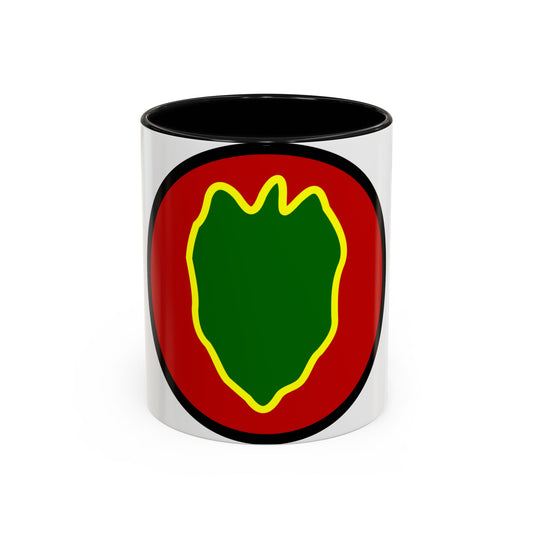 24 Infantry Division SSI (U.S. Army) Accent Coffee Mug