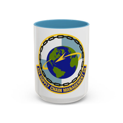 424th Supply Chain Management Squadron (U.S. Air Force) Accent Coffee Mug