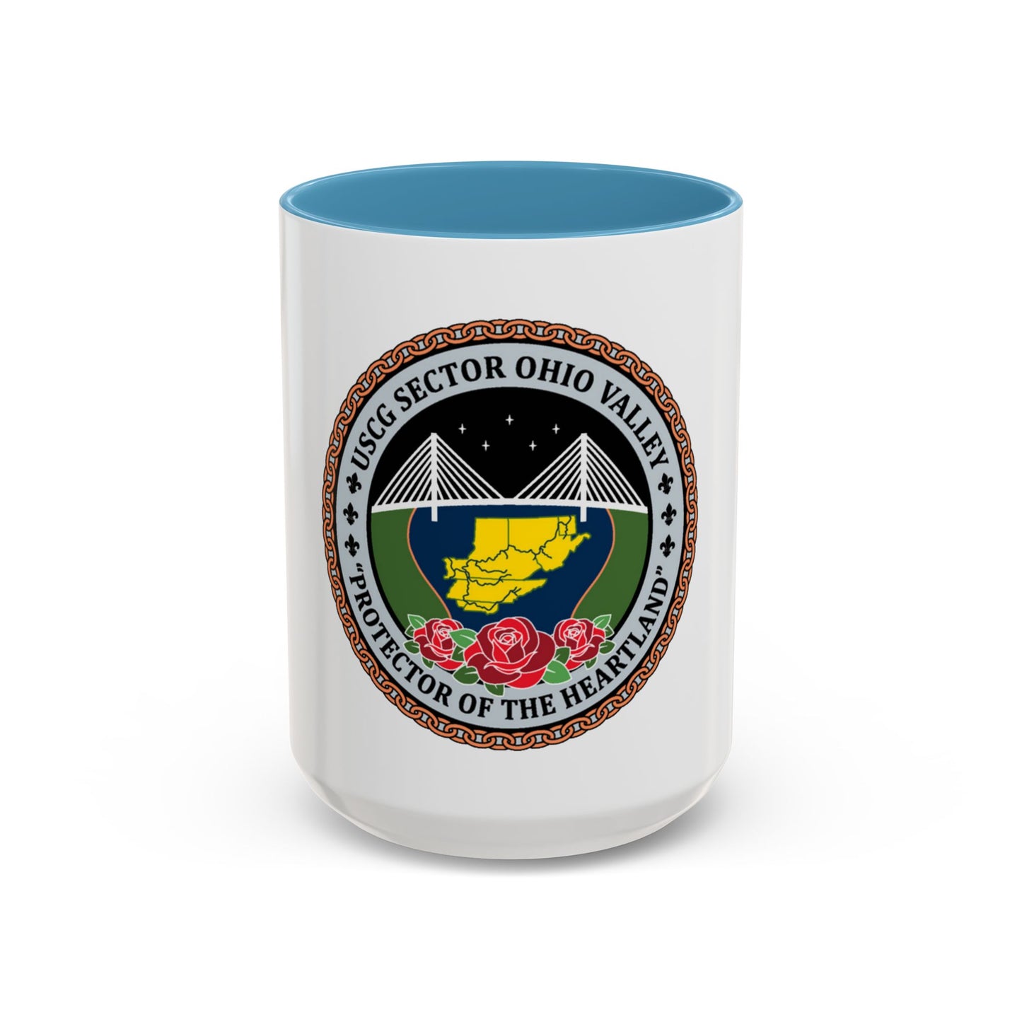 USCG SECTOR OHIO VALLEY (U.S. Coast Guard) Accent Coffee Mug