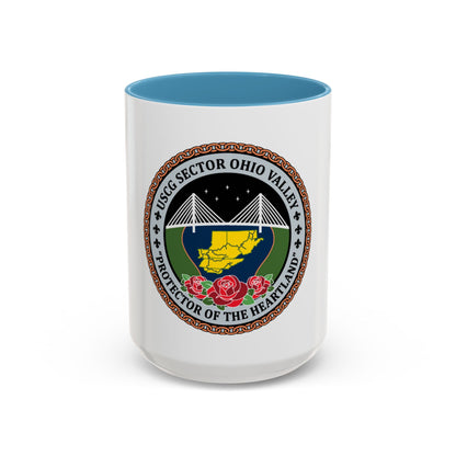 USCG SECTOR OHIO VALLEY (U.S. Coast Guard) Accent Coffee Mug