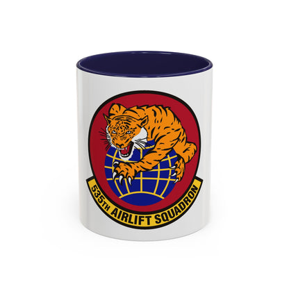 535th Airlift Squadron (U.S. Air Force) Accent Coffee Mug