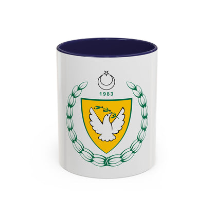 Coat of arms of the Turkish Republic of Northern Cyprus - Accent Coffee Mug