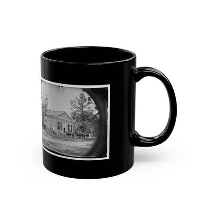 Bethel Church, Va. View Of The Church, Temporary Headquarters Of Gen. Ambrose E. Burnside (U.S. Civil War) Black Coffee Mug