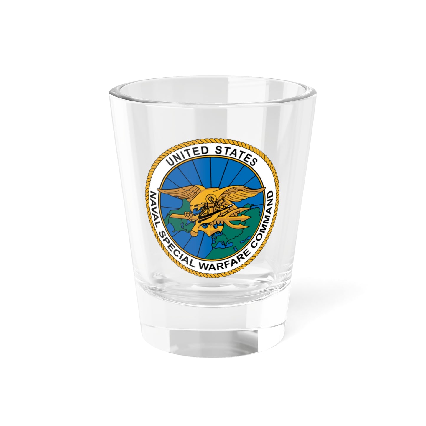 Special Warfare Command (U.S. Navy) Shot Glass 1.5oz