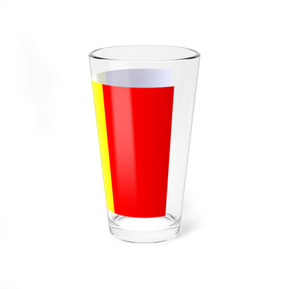 Flag of Charleville Mezieres (France) Pint Glass 16oz