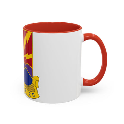 593rd Field Artillery Battalion (U.S. Army) Accent Coffee Mug