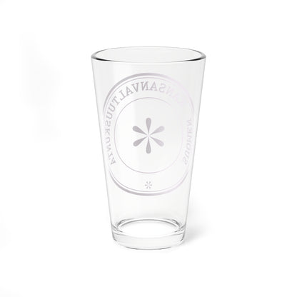 Suomen kansanvaltuuskunta seal 1918 (Finland) (Coat of Arms) Pint Glass 16oz