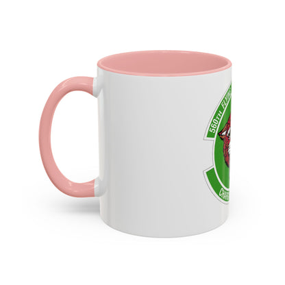 560 Flying Training Squadron AETC (U.S. Air Force) Accent Coffee Mug