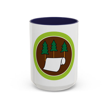 Pulp and Paper (Boy Scout Merit Badge) Accent Coffee Mug