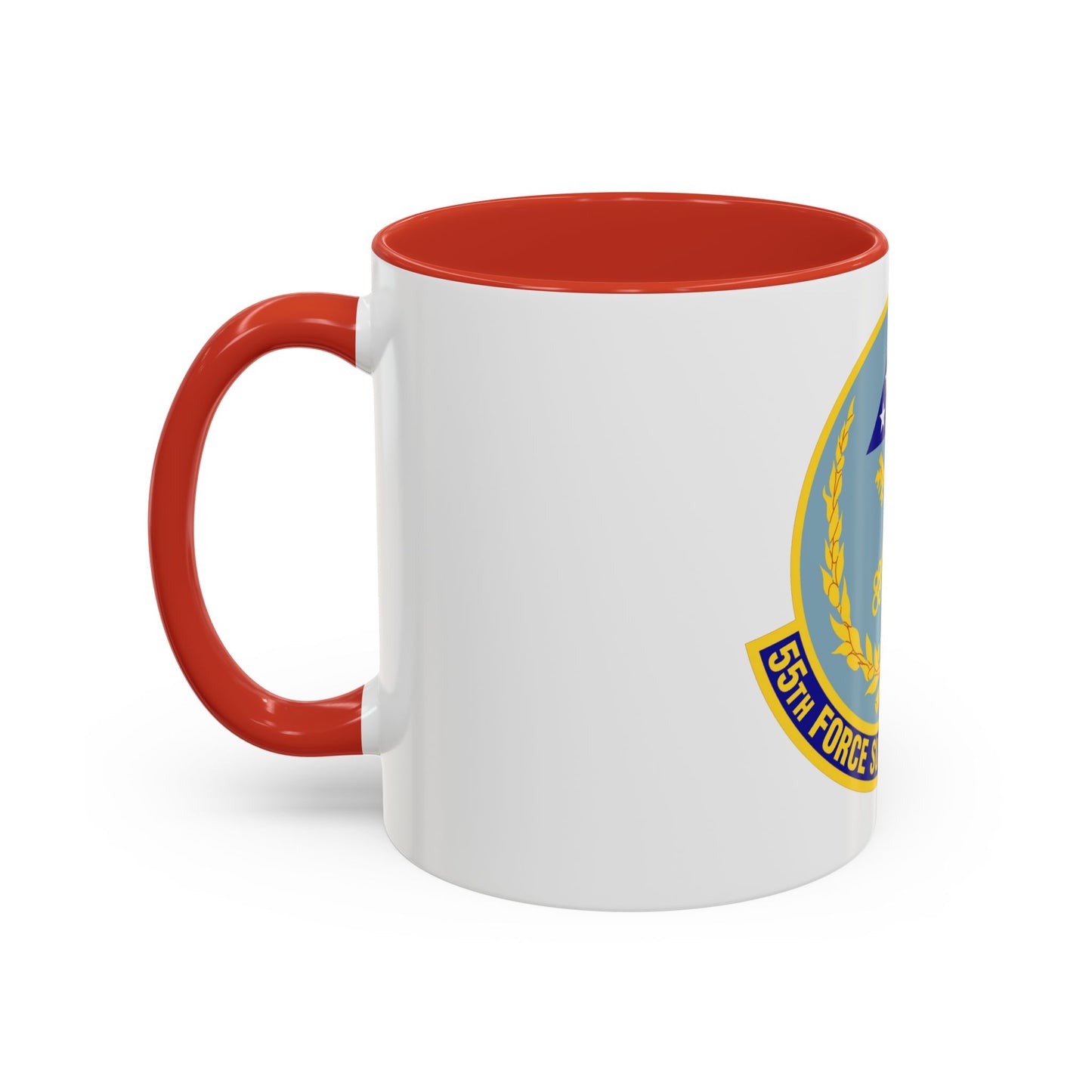 55th Force Support Squadron (U.S. Air Force) Accent Coffee Mug