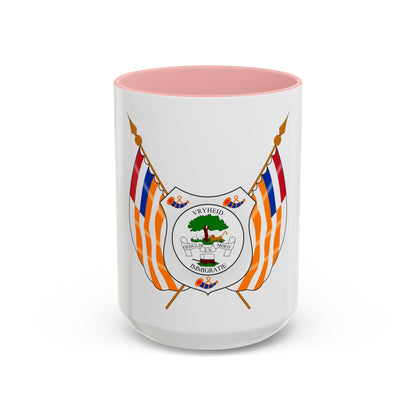 Coat of arms of the Orange Free State - Accent Coffee Mug