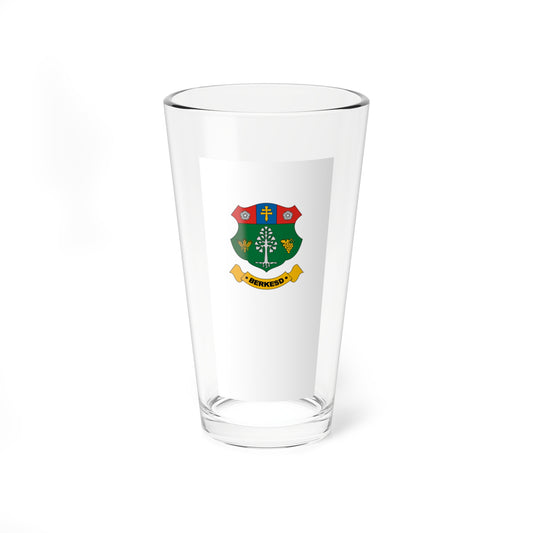 Flag of Berkesd (Hungary) Pint Glass 16oz