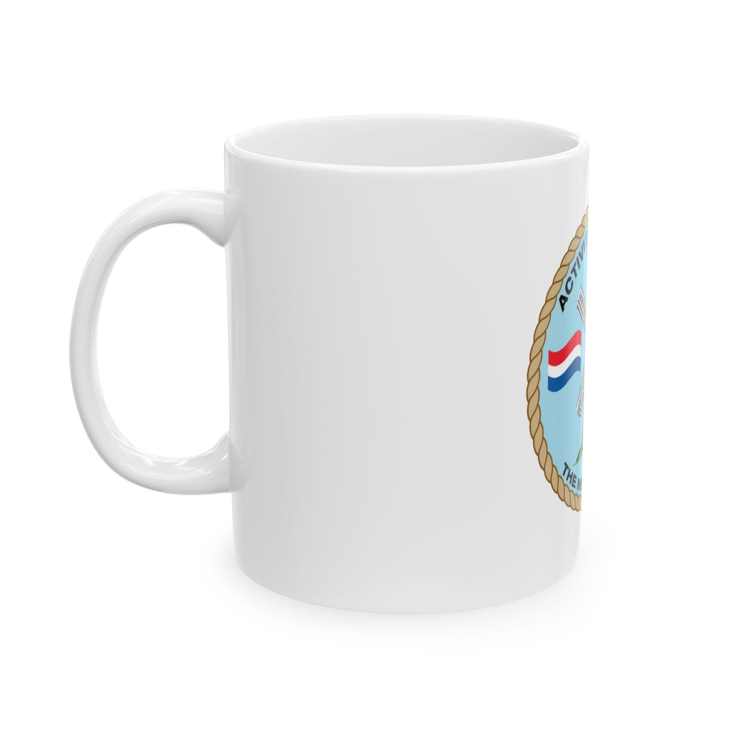 USCG Activities Europe the Netherlands (U.S. Coast Guard) White Coffee Mug