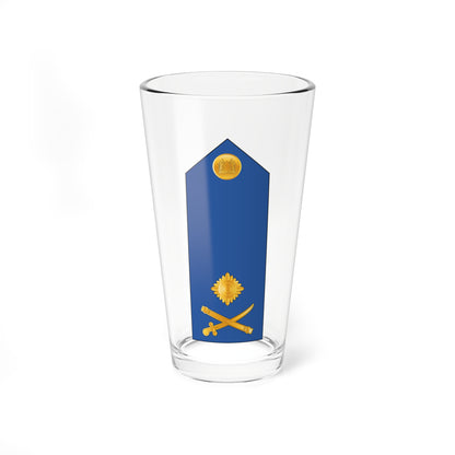 14. Kenyan Air Force MG (Kenya) (Military Rank) Pint Glass 16oz