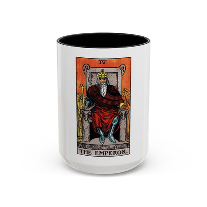 The Emperor (Tarot Card) Accent Coffee Mug