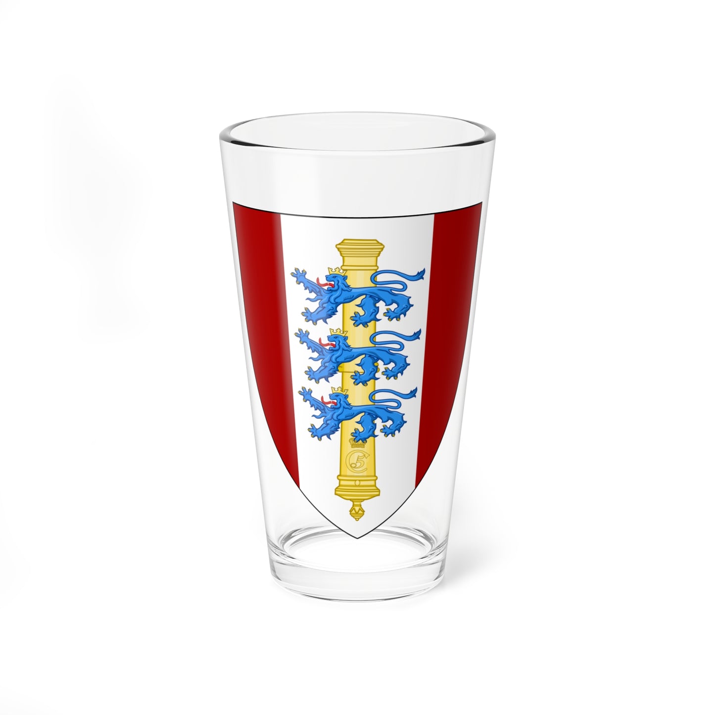 Emblem for the V-SJLAR (Denmark) (Coat of Arms) Pint Glass 16oz
