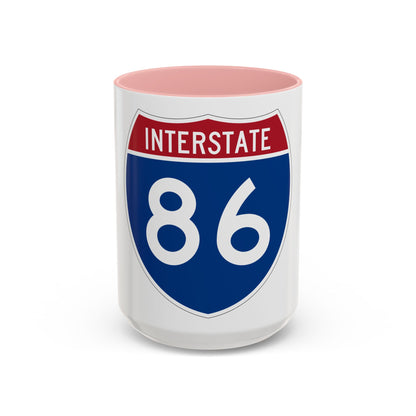 Interstate 86 Pennsylvania New York (U.S. Highways) Accent Coffee Mug