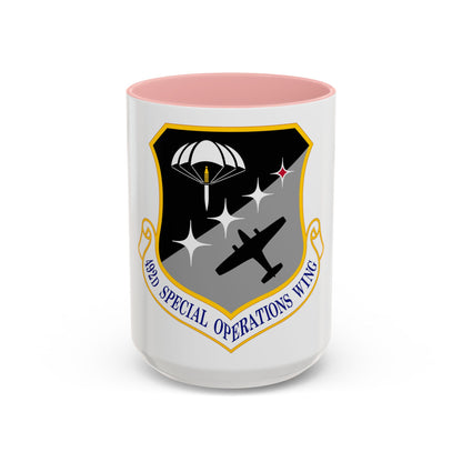 492 Special Operations Wing AFSOC (U.S. Air Force) Accent Coffee Mug