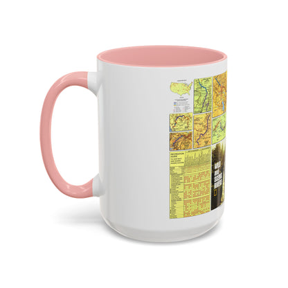 USA - Wild and Scenic Rivers 2 (1977) (Map) Accent Coffee Mug