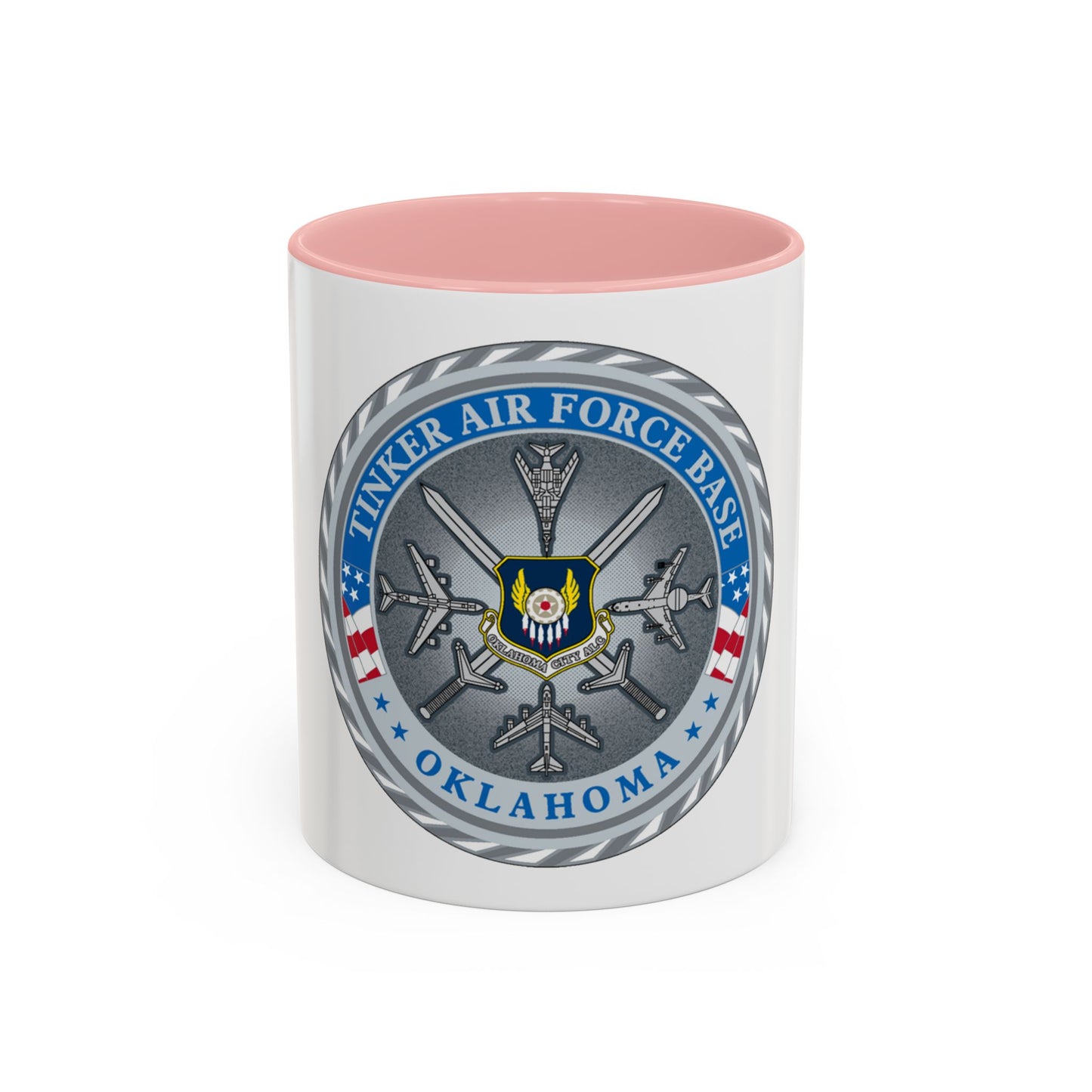 Tinker AF Base (U.S. Air Force) Accent Coffee Mug