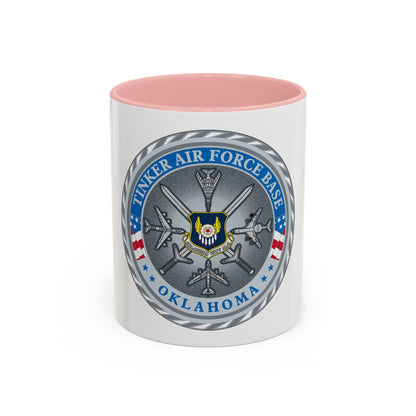 Tinker AF Base (U.S. Air Force) Accent Coffee Mug