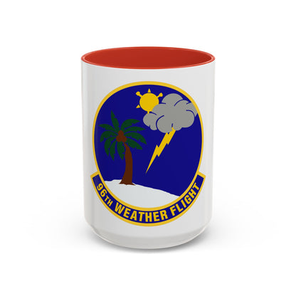 96th Weather Flight (U.S. Air Force) Accent Coffee Mug