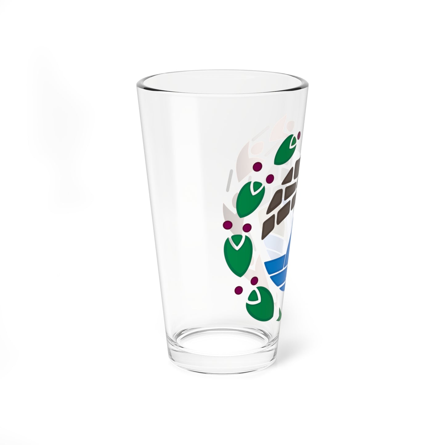 Emblem of Escaldes-Engordany (Andorra) (Coat of Arms) Pint Glass 16oz