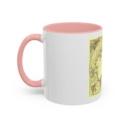 North Pole (1907) (Map) Accent Coffee Mug