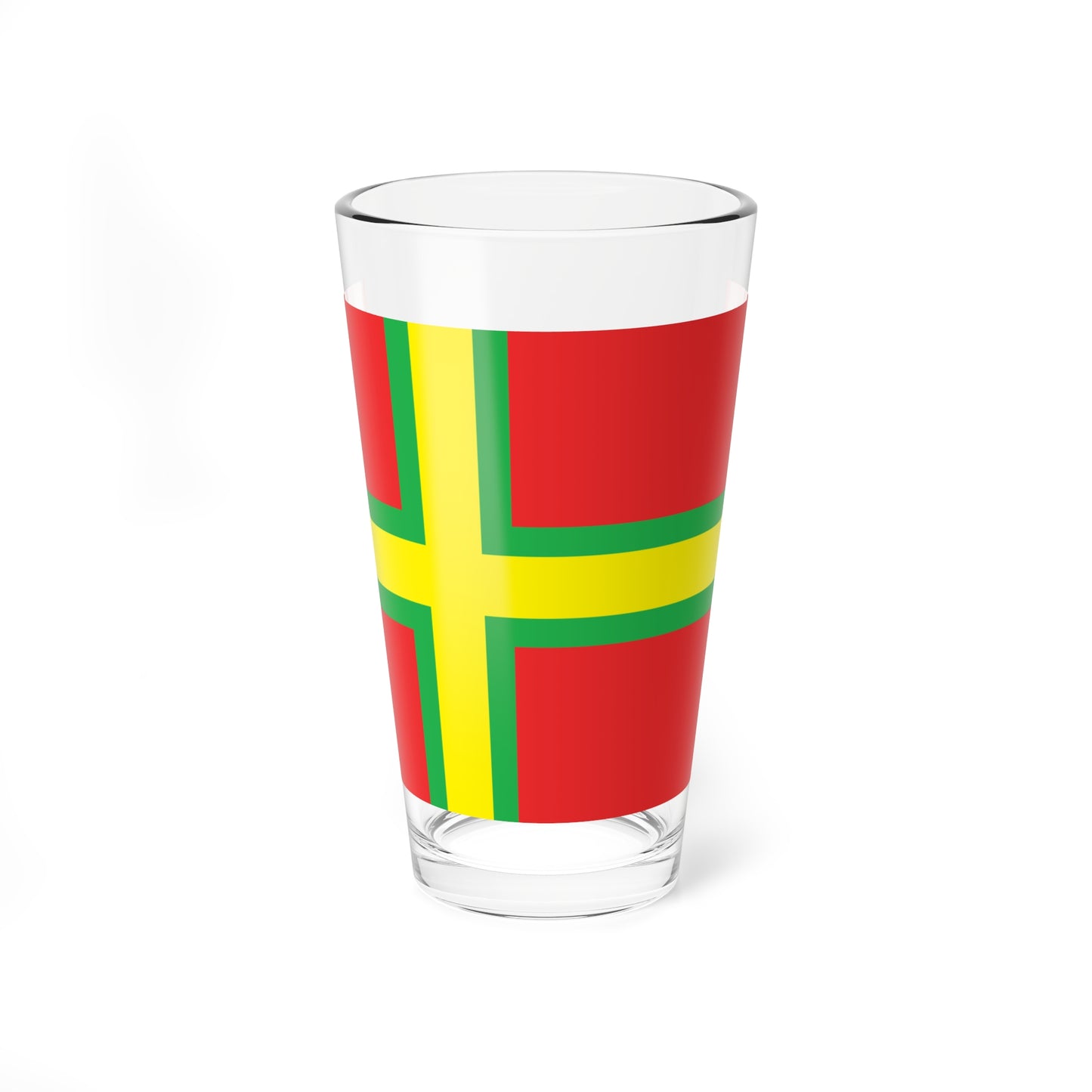 Flag of Osterlen (Sweden) Pint Glass 16oz