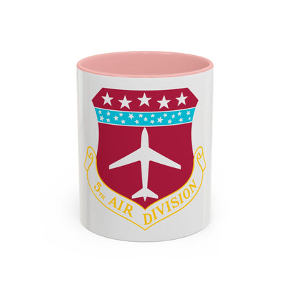 5th Air Division (U.S. Air Force) Accent Coffee Mug