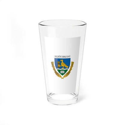 Flag of Mezotarkany (Hungary) Pint Glass 16oz