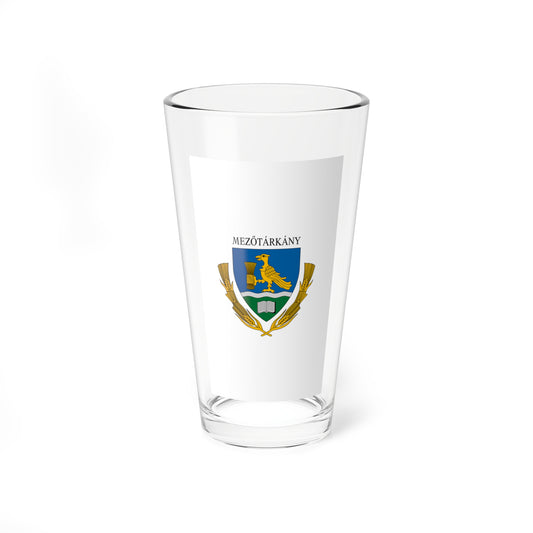 Flag of Mezotarkany (Hungary) Pint Glass 16oz