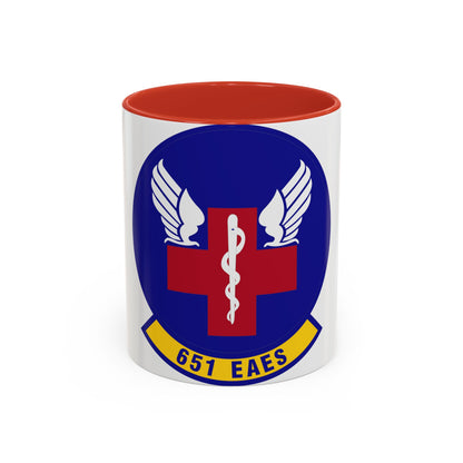 651st Expeditionary Aeromedical Evacuation Squadron (U.S. Air Force) Accent Coffee Mug