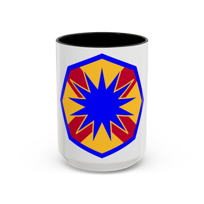 13th Sustainment Command Expeditionary (U.S. Army) Accent Coffee Mug