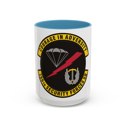 786th Security Forces Squadron (U.S. Air Force) Accent Coffee Mug