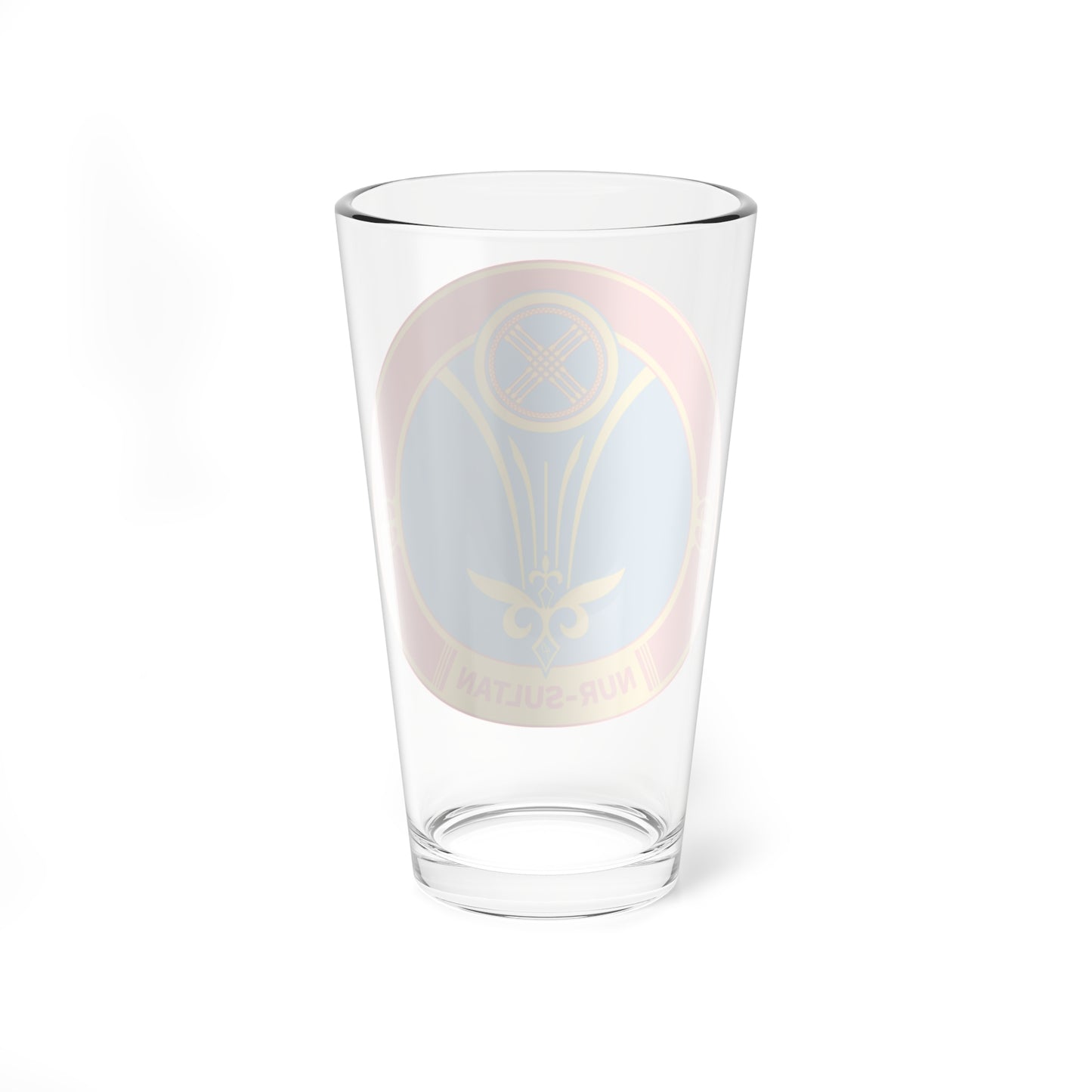 Emblem of Nur-Sultan-1 (Kazakhstan) (Coat of Arms) Pint Glass 16oz