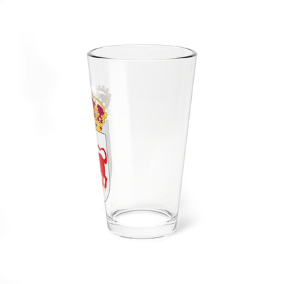 Dalsland vapen med kunglig krona (Sweden) (Coat of Arms) Pint Glass 16oz
