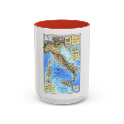 Italy (1995) (Map) Accent Coffee Mug