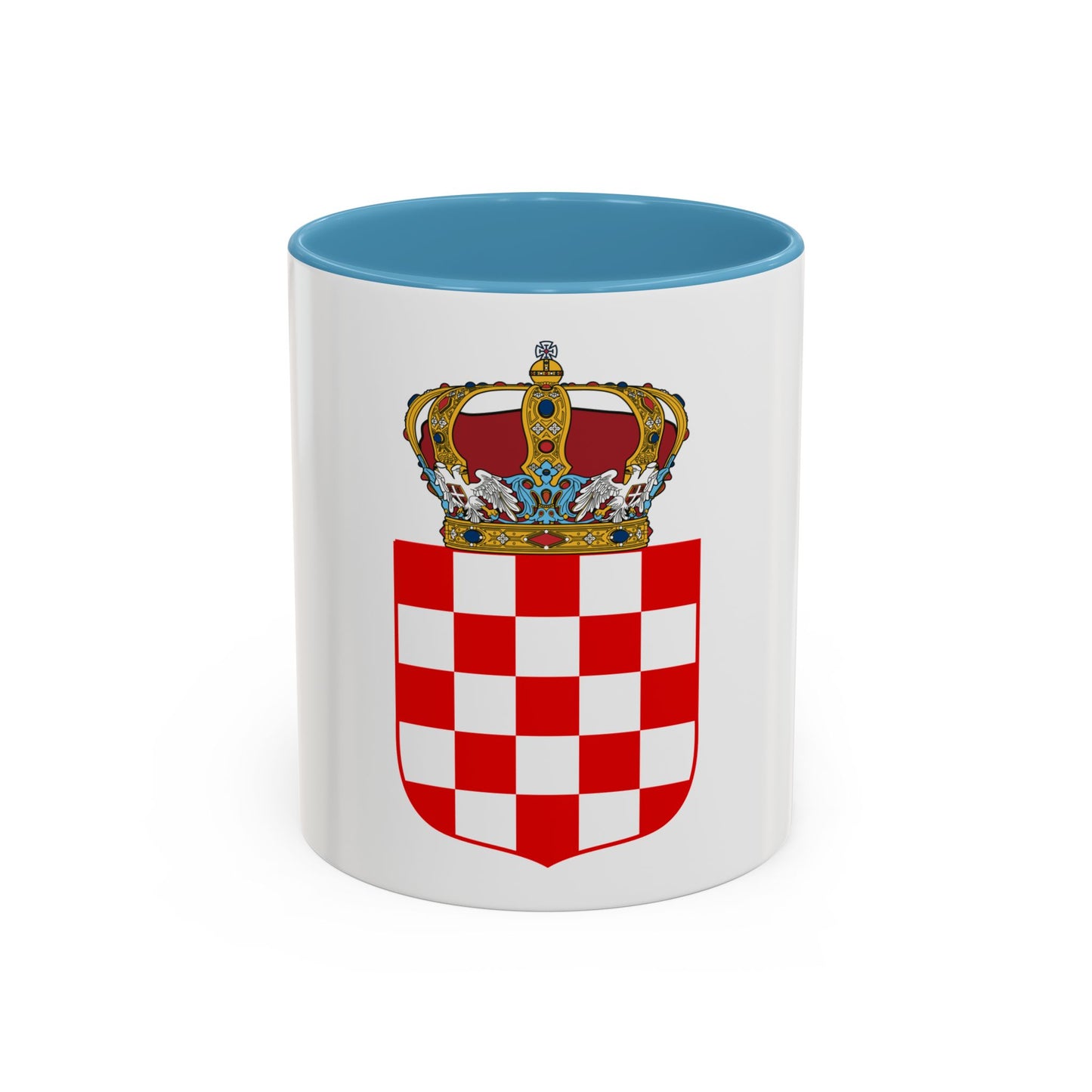 Coat of Arms of the Banate of Croatia - Accent Coffee Mug