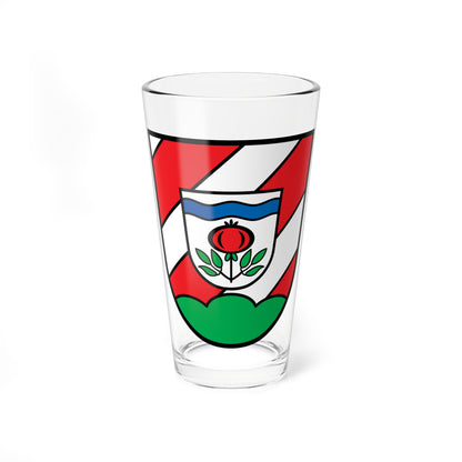 DEU Bibertal COA (Germany) (Coat of Arms) Pint Glass 16oz