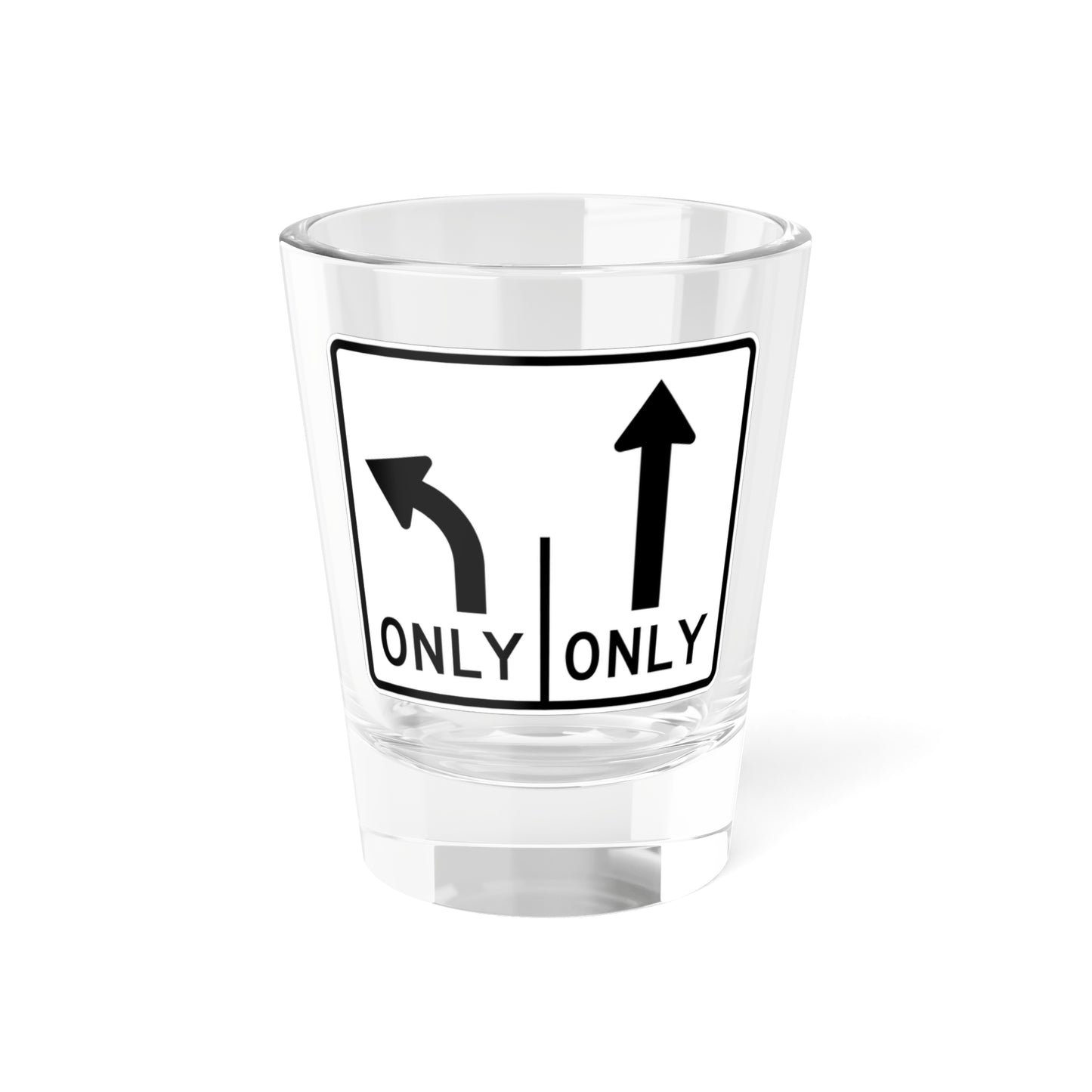 MUTCD-MI R3-8c (Michigan) (Road Sign) Shot Glass 1.5oz