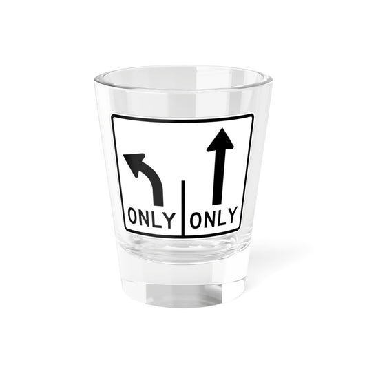 MUTCD-MI R3-8c (Michigan) (Road Sign) Shot Glass 1.5oz