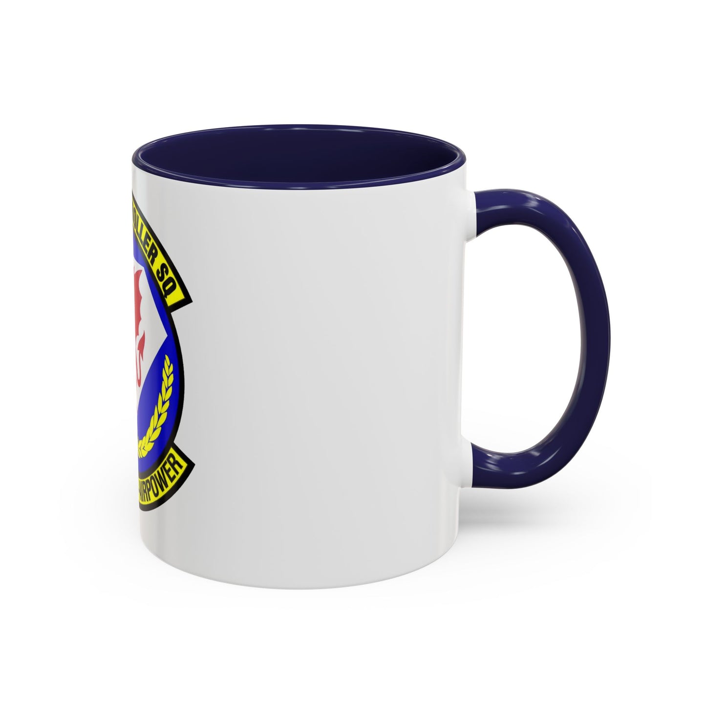 100 Comptroller Squadron USAFE (U.S. Air Force) Accent Coffee Mug