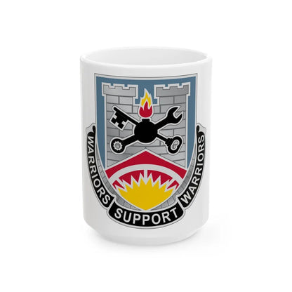 142d Engineer Battalion North Dakota National Guard (U.S. Army) White Coffee Mug-15oz-Go Mug Yourself