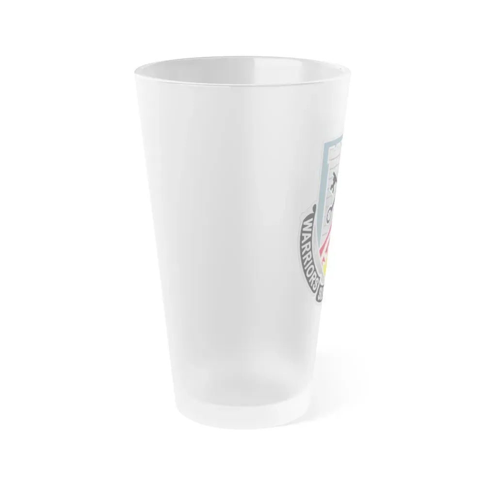 142d Engineer Battalion North Dakota National Guard (U.S. Army) Frosted Pint Glass 16oz - Go Mug Yourself